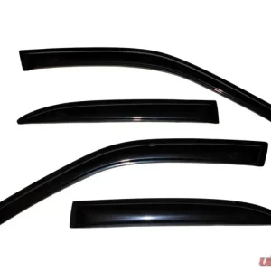 AVS Ventvisor Outside Mount Window Deflectors 4pc - Smoke Mazda 626 1998-2002 - Image 1