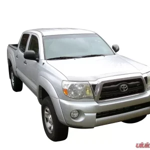 AVS Aeroskin Low Profile Hood Shield Chrome Toyota Tacoma 2005-2011 - Image 4