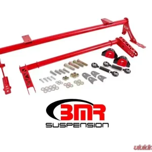 BMR Suspension Xtreme Anti-Roll Bar Kit Rear Hollow 35mm Red Ford Mustang 2005-2014 - Image 1