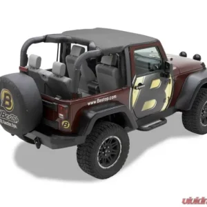 Bestop Header Standard Targa Style Bikini Top Jeep Gladiator | Wrangler JL 2018-2021 - Image 1
