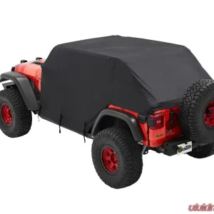 Bestop All Weather Trail Cover 2007-2018 Wrangler JK | 2018-2021 JL 4-Door Black - Image 1