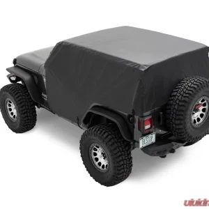 Bestop All Weather Trail Cover 2007-2018 Wrangler JK | 2018-2021 JL 2-Door Black - Image 1