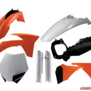 Acerbis Full Plastic Kit Orange/Black/White KTM SXF250 11-12 - Image 1
