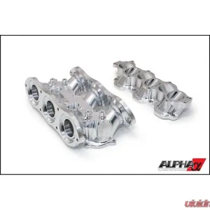 AMS Performance Carbon Fiber Intake Manifold w/Aux Fuel Rail (12 injectors) Nissan R35 GT-R 2009+ - Image 2