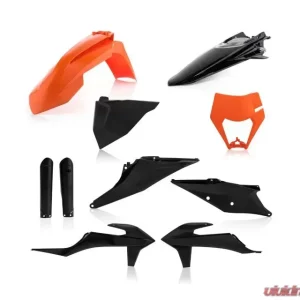 Acerbis Full Plastic Kit Orange/Black KTM EXCF350 2020 - Image 1