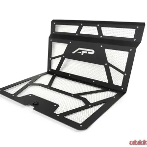 Agency Power Vented Engine Cover Matte Black | Raw Polaris RZR XP 1000 | XP Turbo - Image 1