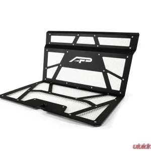 Agency Power Vented Engine Cover Matte Black | White Polaris RZR XP 1000 | XP Turbo - Image 1