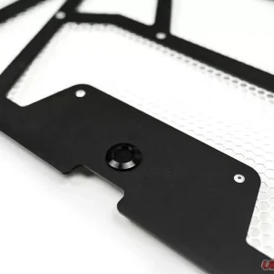 Agency Power Vented Engine Cover Matte Black | White Polaris RZR XP 1000 | XP Turbo - Image 3