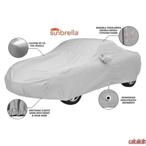 Covercraft Sunbrella Custom Car Cover Gray - Image 2