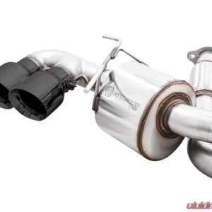 AWE Tuning Touring Edition Exhaust | 3" Diameter | 4.5" Quad Diamond Black Tips Chevrolet Corvette Stingray 2020-2025|Chevrolet Corvette E-Ray 2024-2025 - Image 4