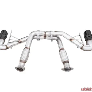 AWE Tuning Track Edition Exhaust | 3" Diameter | 4.5" Quad Diamond Black Tips Chevrolet Corvette Stingray 2020-2025|Chevrolet Corvette E-Ray 2024-2025 - Image 5