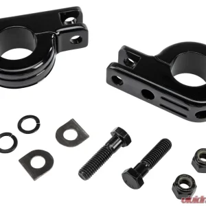 HardDrive Footpeg Mount Clamp 1.25" Bar Black - Image 1