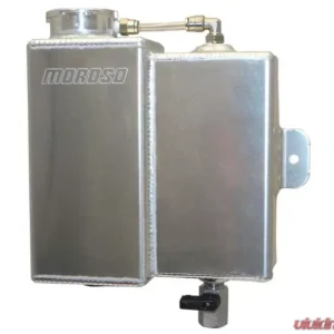Moroso 1.25qt Billet Filler Neck Universal Coolant Expansion & Recovery Tank - Image 1