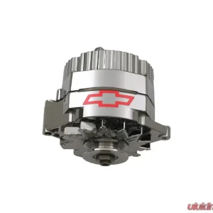 Pro Form 120 Amp Alternator 1-Wire GM 10SI Style w/ Internal Regulator Chrome Finish - Image 1