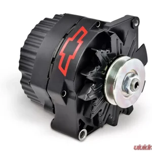 Pro Form 100 Amp Alternator 1-Wire GM 10SI Style w/ Internal Regulator Black Crinkle Finish - Image 1