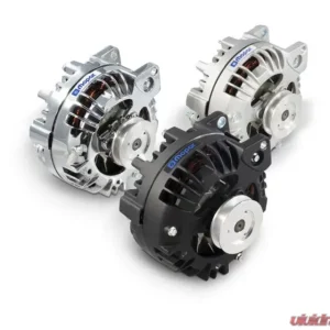Pro Form 110 Amp Alternator 1-Wire w/ Internal Regulator V-Pully Chrome Finish - Image 4
