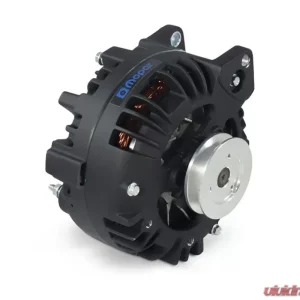 Pro Form 110 Amp Alternator 1-Wire w/ Internal Regulator V-Pully Black Crinkle Finish - Image 1