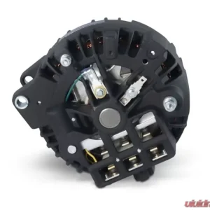 Pro Form 110 Amp Alternator 1-Wire w/ Internal Regulator V-Pully Black Crinkle Finish - Image 2