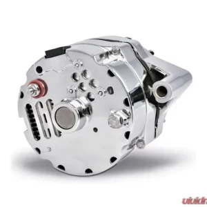 Pro Form Ford 100 Amp GM 10 SI 1-Wire Alternator Chrome Finish - Image 2