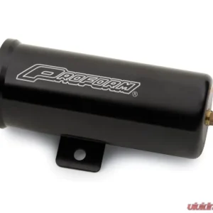 Pro Form Billet Aluminum Black Finish Radiator Overflow Canister - Image 1