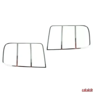 Drake Polished Chrome Pair Tail Light Bezel Ford Mustang 2005-2009 - Image 1