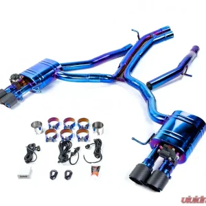 VRP Audi B9 RS4 Titanium Valvetronic Exhaust System With Carbon Fiber Tips - Image 1