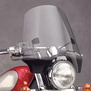 National Cycle Light Tint Street Shield Ex Windshield 18" x 19.25" Honda | Harley-Davidson | Kawasaki | Yamaha | Victory | Suzuki | Triumph 1980-2013 - Image 1