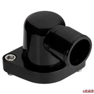 Billet Specialties Black Anodized 0 Deg Swivels Thermostat Housing Chevrolet Small/Big Block - Image 1