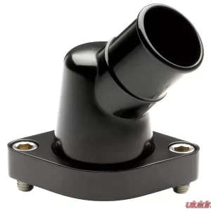 Billet Specialties Black Anodized 45 Deg Swivels Thermostat Housing Chevrolet Small/Big Block - Image 1