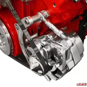 Billet Specialties Low Mount V-Groove BBC Short Water Pump Alternator Bracket - Image 2
