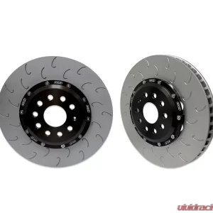 034 Motorsport 2-Piece Floating Front Brake Rotor Upgrade Kit Volkswagen | Audi MQB/MQB EVO w/2.0T TFSI Performance Pack 2015+ - Image 1