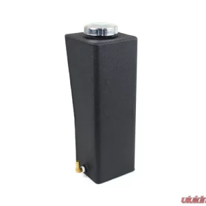 Canton Racing Products Black Powdercoat Aluminum Coolant Tank Jeep Wrangler TJ 1997-2006 - Image 1