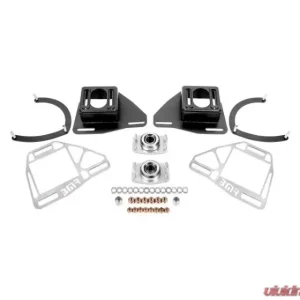 BMR Suspension Black Hammertone Caster/Camber Plates w/ Lockout Plates Chevrolet Camaro | Pontiac Firebird 1982-1992 - Image 1