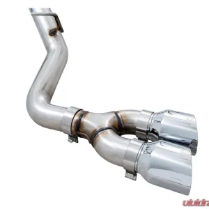 AWE Tuning 0FG Dual Size Exit Cat Back Exhaust | 3" Diameter | 4.5" Dual Chrome Silver Tips Chevrolet Silverado 1500 2019-2024 - Image 3