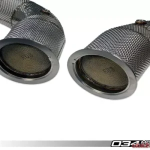 034 Motorsports Stainless Steel Racing Catalyst Set Audi RS5 B9 2018+ - Image 4