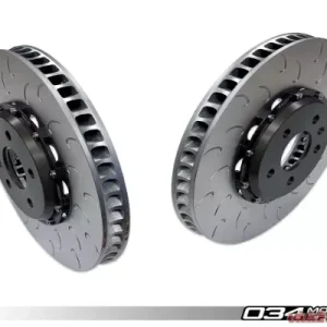 034 Motorsports 2pc Floating Front Brake Rotor Upgrade Kit Audi S4/S5/SQ5 B9/B9.5 2018-2023 - Image 1