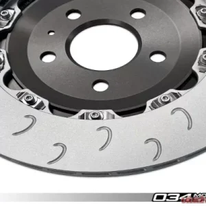 034 Motorsports 2-Piece Floating Rear Brake Rotor Upgrade Kit Audi B8/B8.5 S4/S5/Q5/SQ5 2008-2017 - Image 3