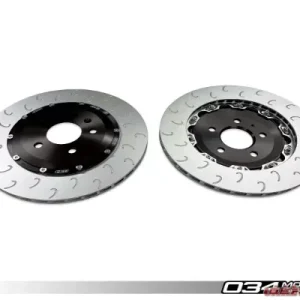 034 Motorsports 2pc Floating Rear Brake Rotor Upgrade Kit Audi S4/S5/SQ5 2018-2023 - Image 3