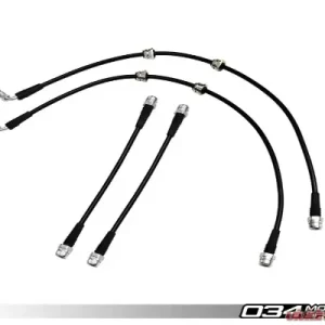 034 Motorsports Stainless Steel Braided Brake Line Kit Audi TT | RS3 2010-2013 - Image 1