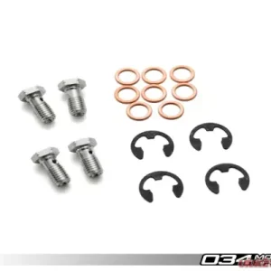 034 Motorsports Stainless Steel Braided Brake Line Kit Audi Audi A3 | VW 2006+ - Image 3