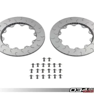 034 Motorsports 350mm Rear Rotor Ring Set Audi | VW 2015+ - Image 1