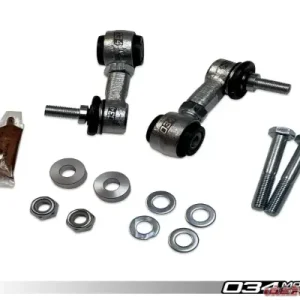 034 Motorsports Dynamic+ Adjustable Rear Sway Bar End Link Kit Audi 2009-2018 - Image 2