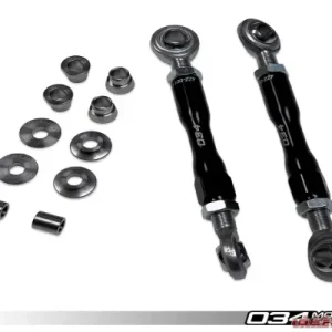 034 Motorsports Billet Adjustable Rear Sway Bar End Link Pair Audi R8 Type 42 2006-2015 - Image 1