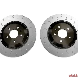 034 Motorsports 2pc Floating Rear Brake Rotor Upgrade Kit Audi B9/B9.5 RS4 | RS5 2018+ - Image 1