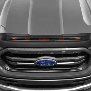 AVS Aeroskin LightShield Pro Hood Shield; Black - Image 2