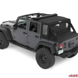 Bestop Halftop Soft Top Black Diamond Jeep Wrangle JK 2007-2018 - Image 1
