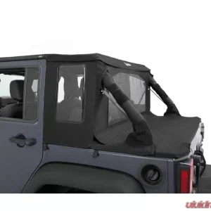 Bestop Halftop Soft Top Black Diamond Jeep Wrangle JK 2007-2018 - Image 3