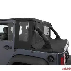 Bestop Halftop Soft Top Black Diamond Conversion Kit Jeep Wrangle JK 2007-2018 - Image 3