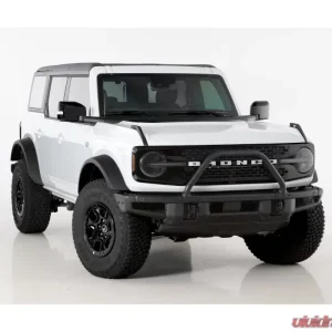 GT Styling 4 Piece Headlight Cover Kit Carbon Fiber Look Ford Bronco 2021-2022 - Image 2