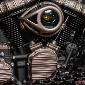 Arlen Ness 10-Gauge Rocker Box Top Titanium Covers Harley Davidson M8 Models 2017+ - Image 5